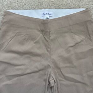 Calvin Klein tan work pants. Size 8, never been worn!